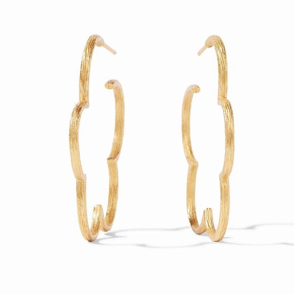 Julie Vos Jewelry - Julie Vos Gardenia Textured Hoop | Medium